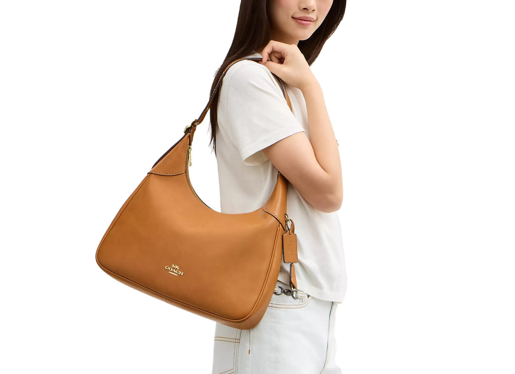 Coach Women's Ella Shoulder Bag Gold/Brown
