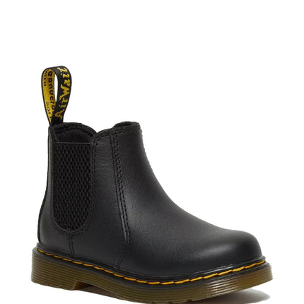 Dr. Martens Unisex Infant/Toddler 2976 Softy T Leather Chelsea Boots Black - Softy T