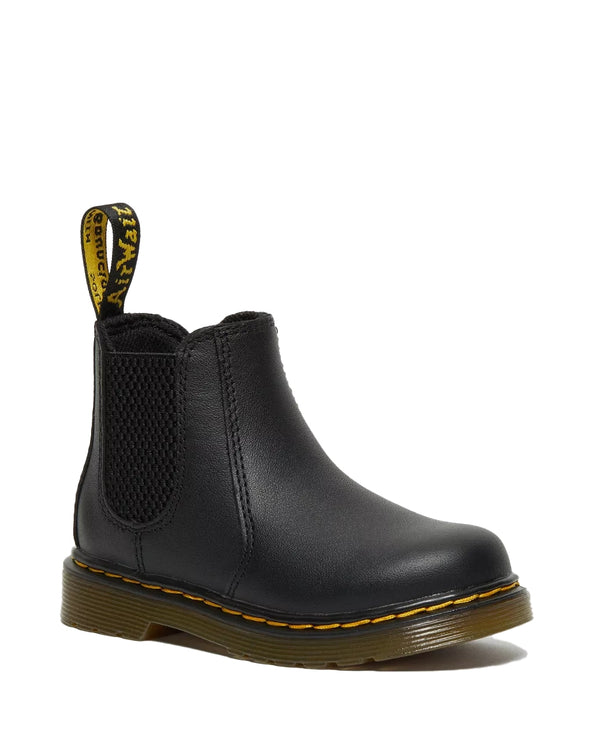 Dr. Martens Unisex Infant/Toddler 2976 Softy T Leather Chelsea Boots Black - Softy T