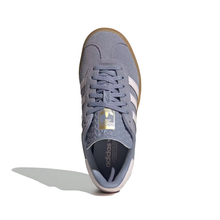 Adidas Big Kid's Gazelle Bold Shoes Silver Violet/Almost Pink/Gum JQ1297