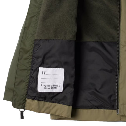 Columbia Boys' Toddler Rain-Zilla II Jacket Greenscape/Stone Green