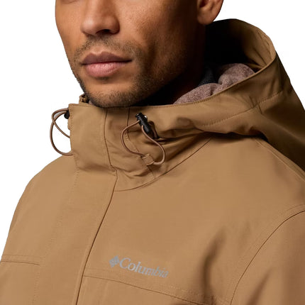Columbia Men's Landroamer Fleece Lined Rain Jacket Delta/Tobacco