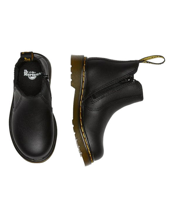 Dr. Martens Unisex Infant/Toddler 2976 Softy T Leather Chelsea Boots Black - Softy T