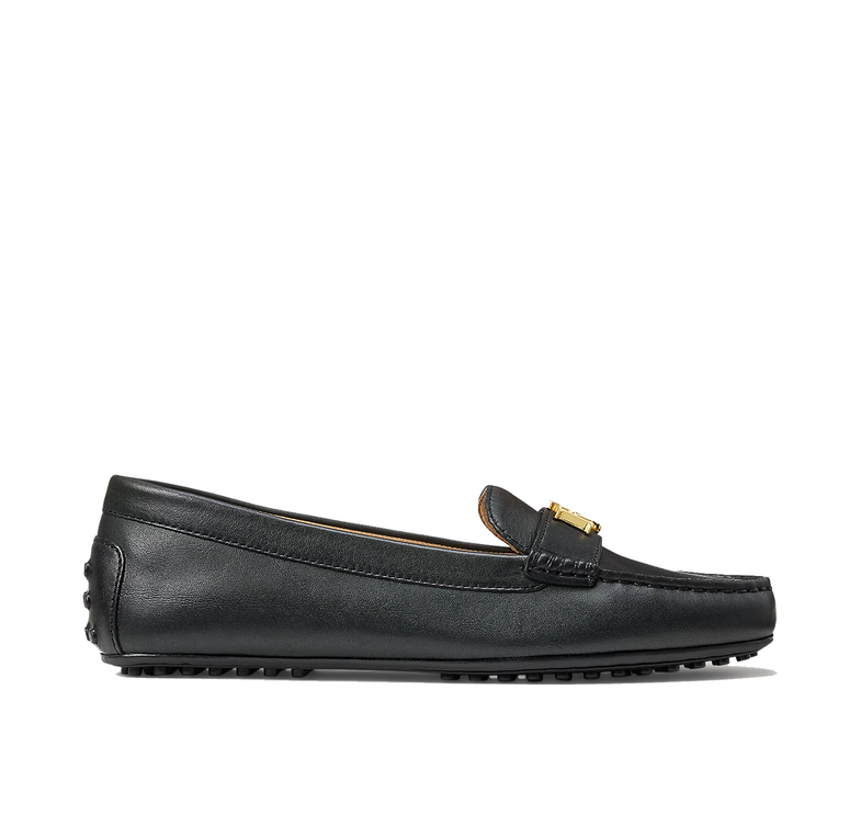Polo Ralph Lauren Women's Barnsbury Nappa Leather Driver Black