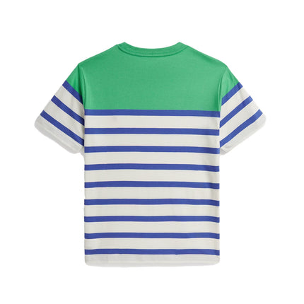 Polo Ralph Lauren Boy's Striped Cotton Jersey Tee Plato Green Multi