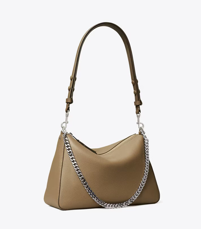 Tory Burch Women's Perry Shoulder Bag Wild Mushroom