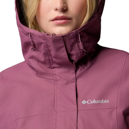 Columbia Women's Hikebound II Long Rain Jacket Antique Mauve