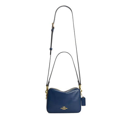 Coach Women's Carey Crossbody Bag Gold/Deep Blue