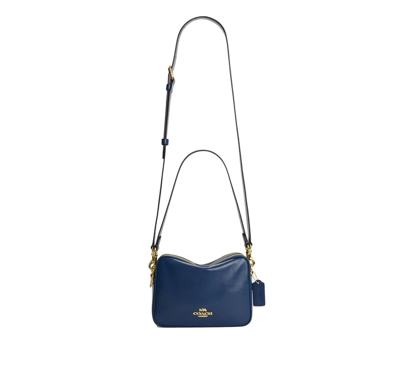 Coach Women's Carey Crossbody Bag Gold/Deep Blue