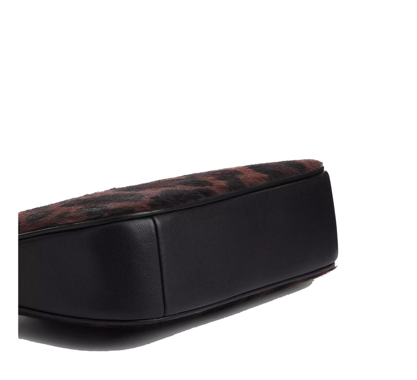 Coach Women's Nolita 19 In Haircalf With Leopard Print Gold/Dark Leopard