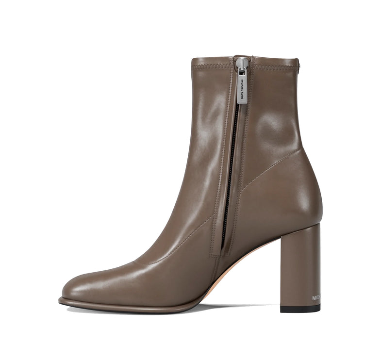 Michael Kors Women's Vienna Block Heel Boot Mushroom