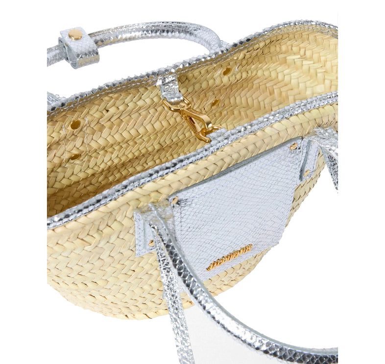 Jacquemus Women's The Small Soli Basket Silver