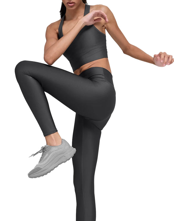 alo Women's 7/8 High-Waist Airlift Legging - Anthracite