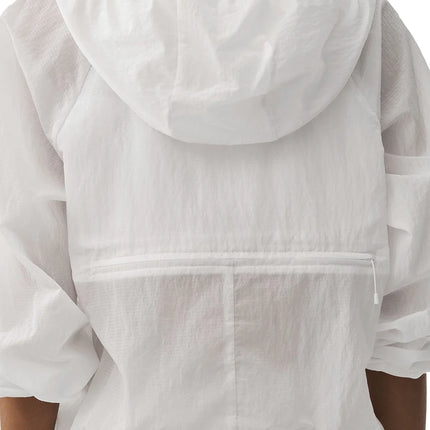 alo Women's Ripstop Electric Jacket White