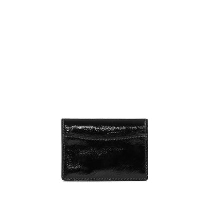 Coach Women's Card Case With Charms Silver/Black