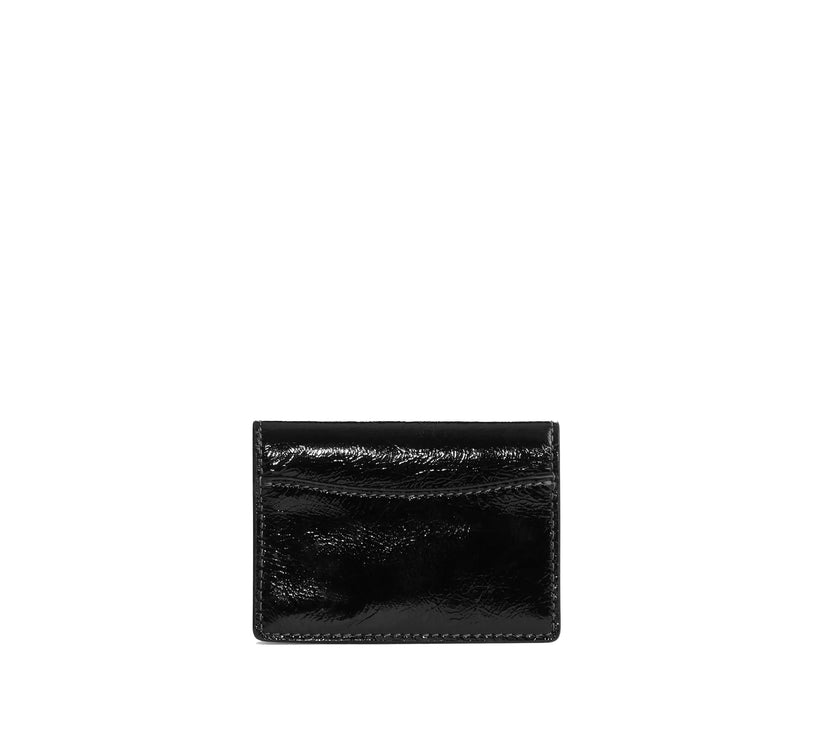 Coach Women's Card Case With Charms Silver/Black