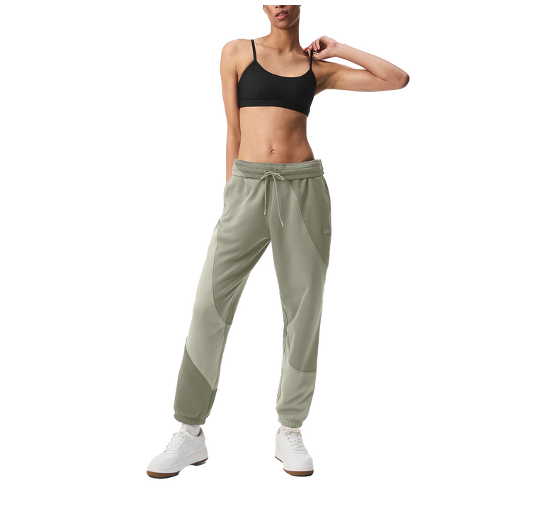alo Unisex Make Waves Sweatpant Limestone Tonal