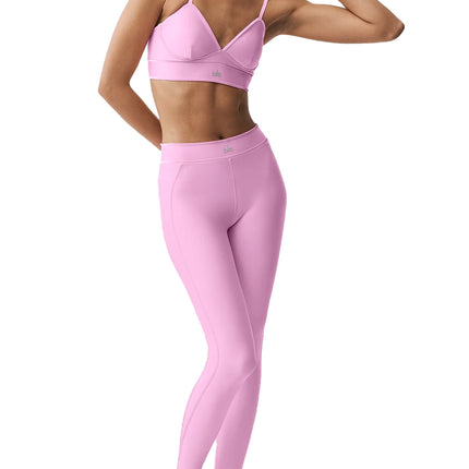 alo Women's Airlift Love Language Bra Candy Heart Pink