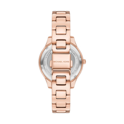 Michael Kors Women's Liliane Pavé Rose Gold-Tone Watch Rose Gold MKO1300