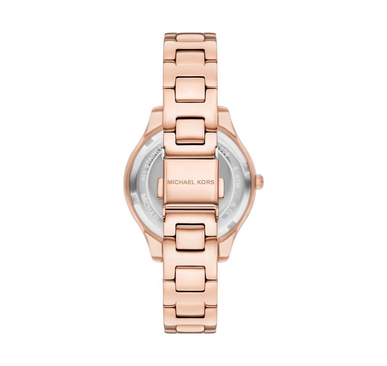Michael Kors Women's Liliane Pavé Rose Gold-Tone Watch Rose Gold MKO1300