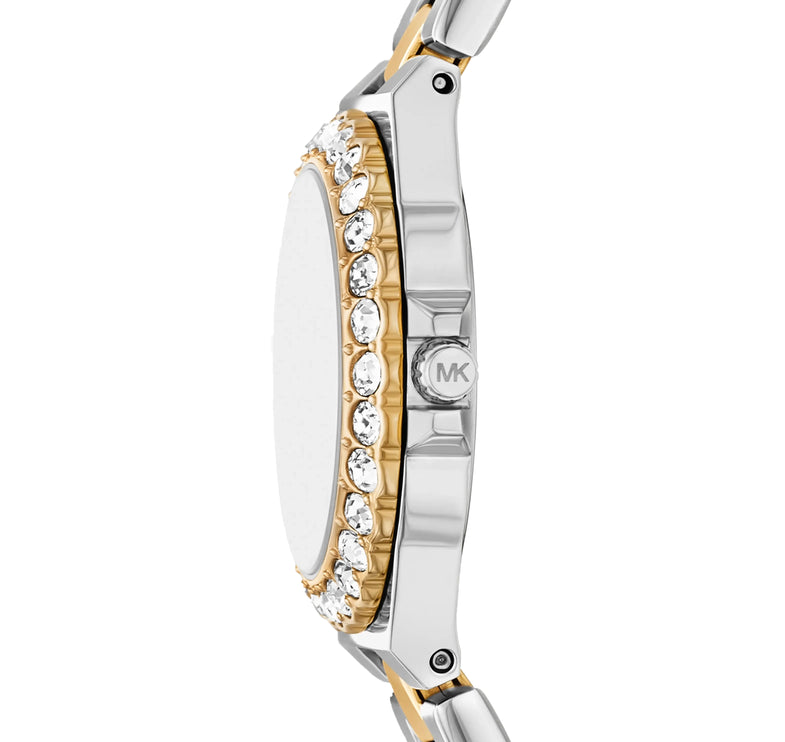 Michael Kors Women's Mini Lennox Pavé Two-Tone Watch Two Tone MKO1319