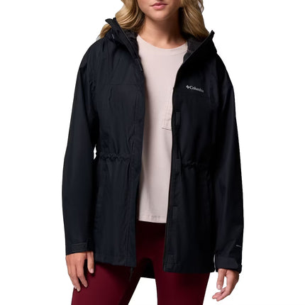 Columbia Women's Hikebound II Long Rain Jacket Black