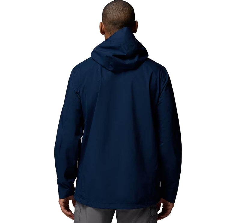 Columbia Men's Trailborne 2.5L Rain Shell Collegiate Navy