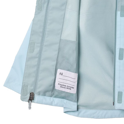 Columbia Girls' Toddler Hikebound II Rain Jacket Crushed Blue/Marine Light