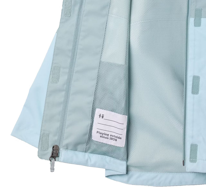Columbia Girls' Toddler Hikebound II Rain Jacket Crushed Blue/Marine Light