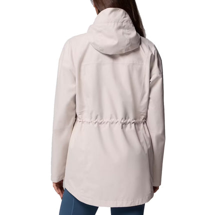 Columbia Women's Hikebound II Long Rain Jacket Dark Stone