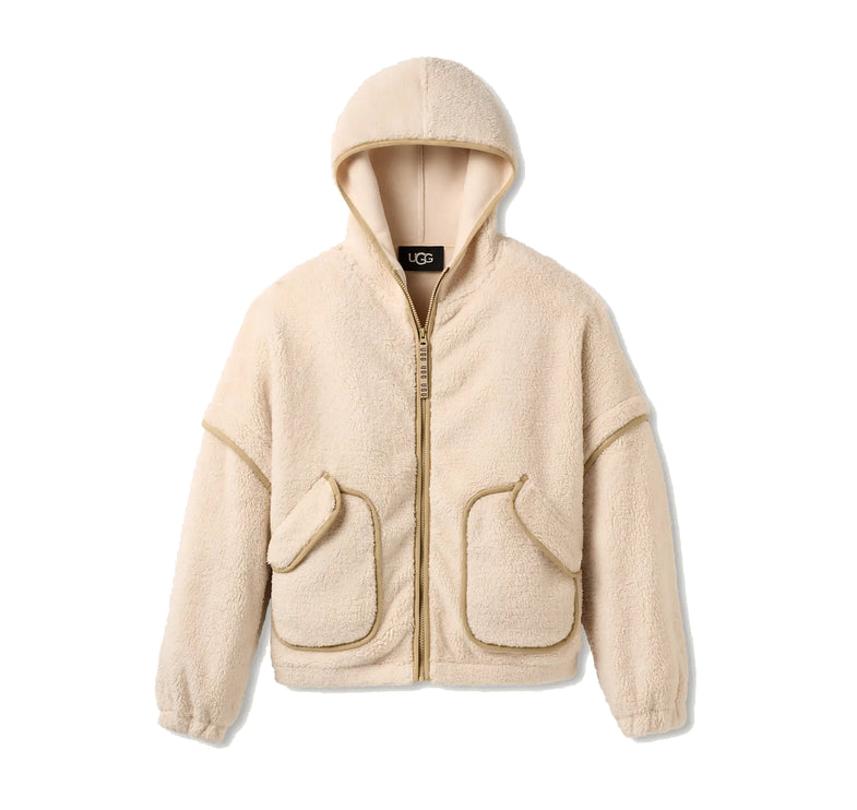 UGG Women's Mariella UGGfluff Zip Hoodie Cream