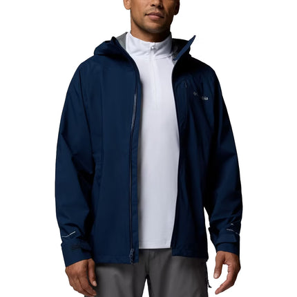 Columbia Men's Trailborne 2.5L Rain Shell Collegiate Navy