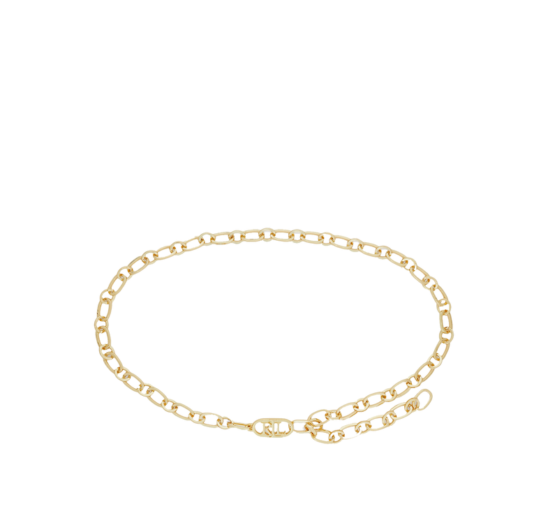 Polo Ralph Lauren Women's Brass-Plated Logo Chain Belt Polished Brass