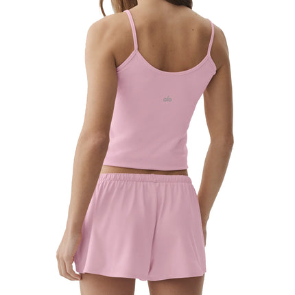 alo Women's Alosoft Finesse Cami Tank Pink Marshmallow
