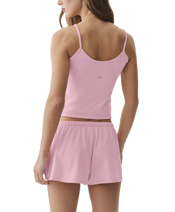 alo Women's Alosoft Finesse Cami Tank Pink Marshmallow