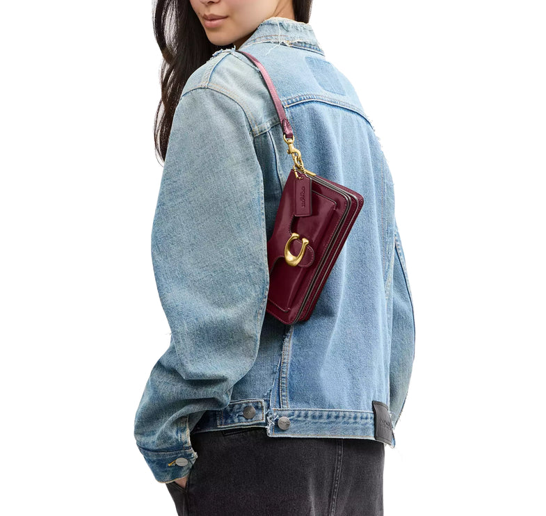 Coach Women's Tabby Shoulder Bag Brass/Dark Cherry