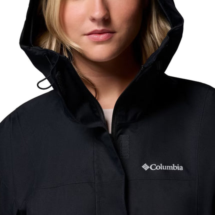 Columbia Women's Hikebound II Long Rain Jacket Black