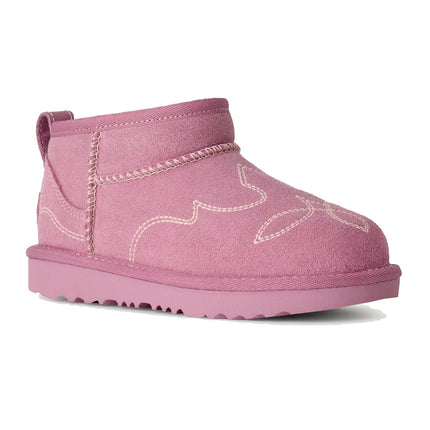 UGG Big Kids' Classic Ultra Mini Western Dusty Orchid