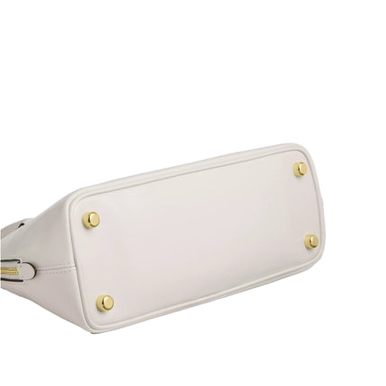 Coach Women's Lara Satchel Bag Gold/Chalk