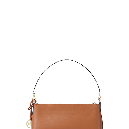 Michael Kors Women's Carson Small Leather Convertible Crossbody Bag Luggage/Gold