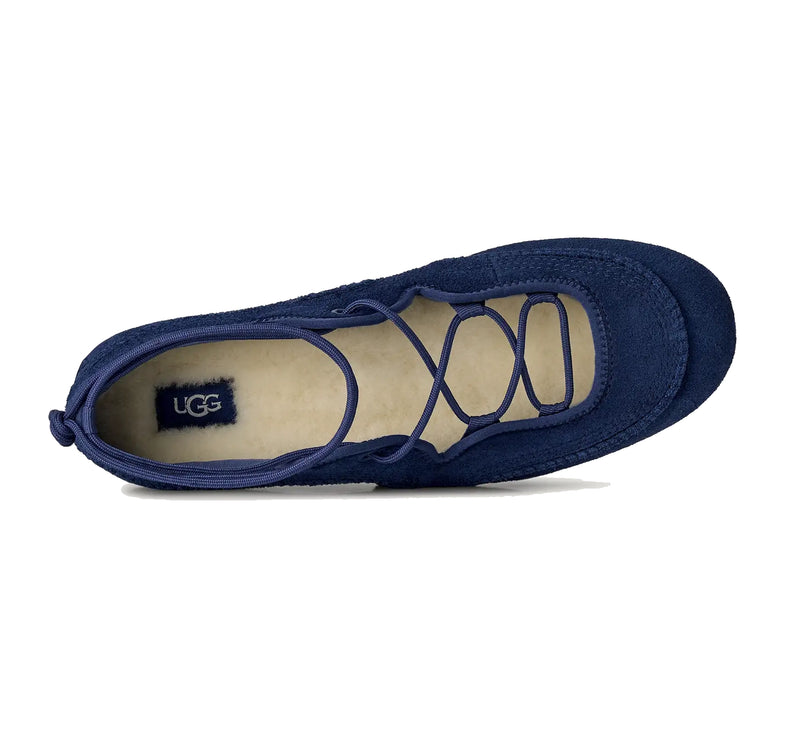 UGG Women's Quill Ballet Sneaker High Voltage Blue