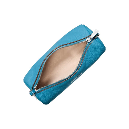 Michael Kors Women's Izzy Small Pebbled Leather Barrel Pochette Milos Blue