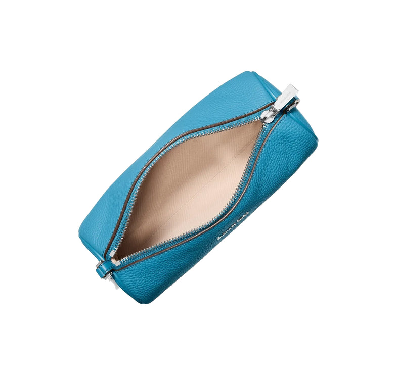 Michael Kors Women's Izzy Small Pebbled Leather Barrel Pochette Milos Blue