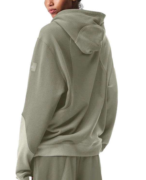 alo Unisex Make Waves Hoodie Limestone Tonal