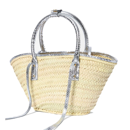 Jacquemus Women's The Small Soli Basket Silver