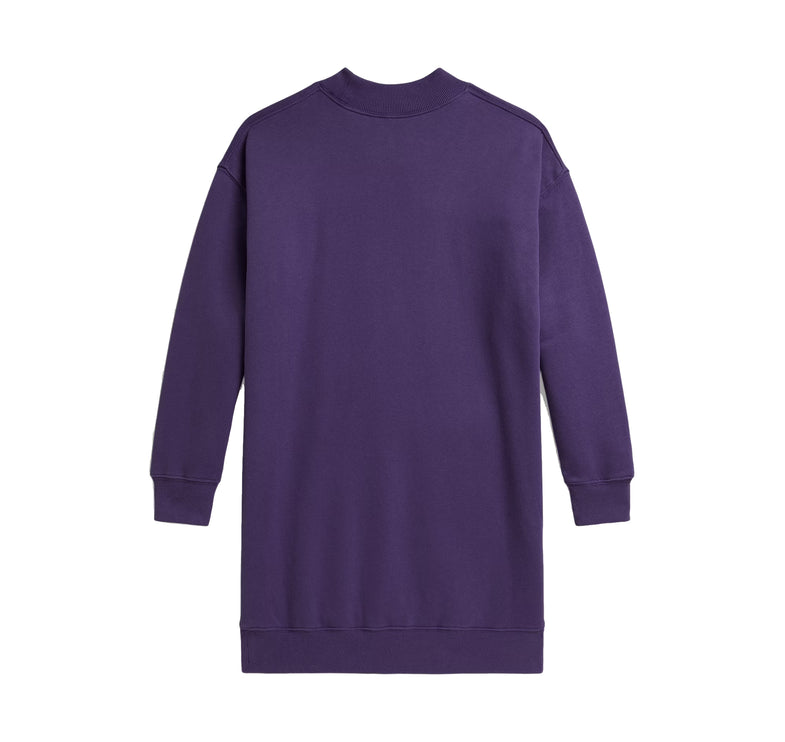 Polo Ralph Lauren Girl's Polo Bear Fleece Sweatshirt Dress Valley Purple