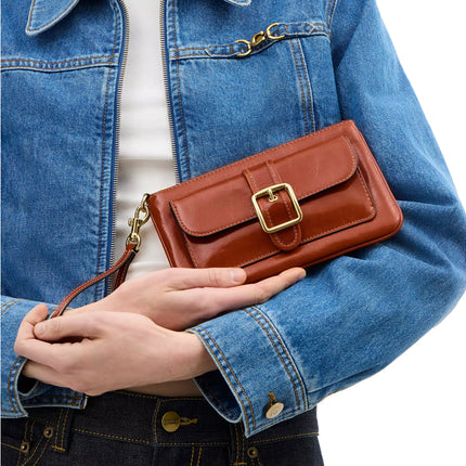 Coach Women's Ashton Wristlet Gold/Cinnamon