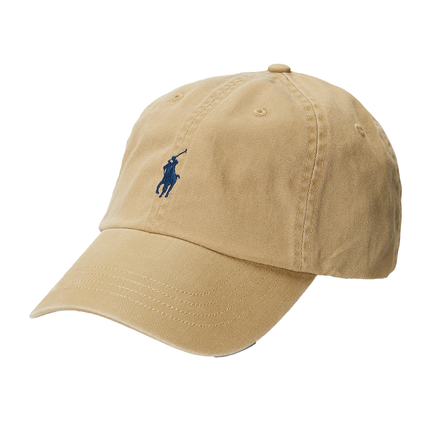 Polo Ralph Lauren Unisex The Iconic Cotton Chino Ball Cap Tan/Newport Navy