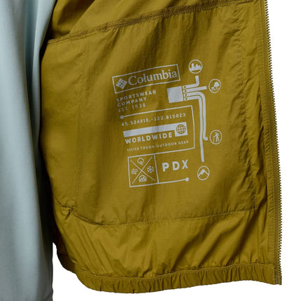 Columbia Men's Street Heights Windbreaker Mossy Green