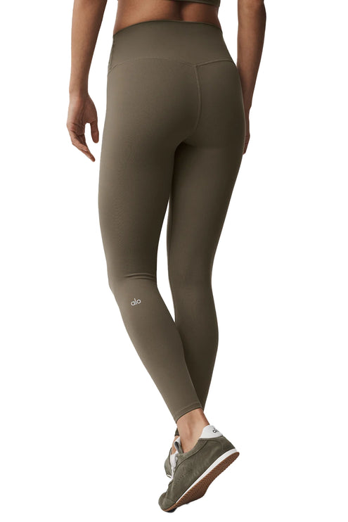 alo Women's Softsculpt High-Waist 7/8 Legging Olive Tree